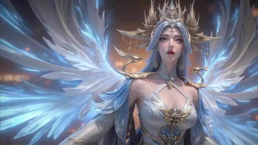 4k仙侠壁纸 - 女神 - 玄幻 - 翅膀「哲风壁纸」