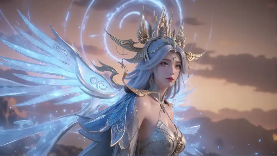 4k仙侠壁纸 - 女神 - 玄幻 - 盔甲「哲风壁纸」