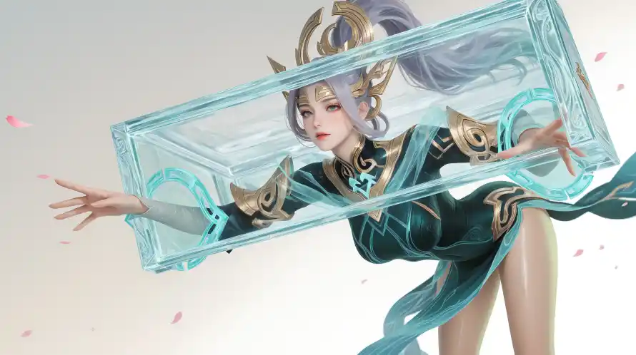 4k女娲壁纸 - 动态姿势 - 古风服饰 - 技能特效「哲风壁纸」