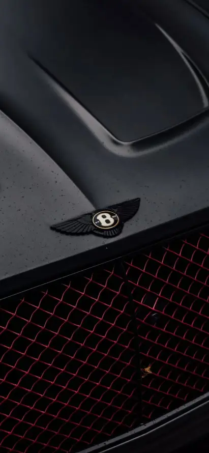 4k宾利车标壁纸 - 汽车格栅 - 汽车特写 - 汽车细节「哲风壁纸」