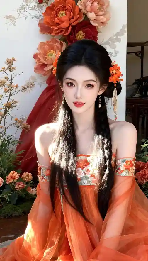 4k性感壁纸 - 美女 - 古典发型 - 古风美女「哲风壁纸」