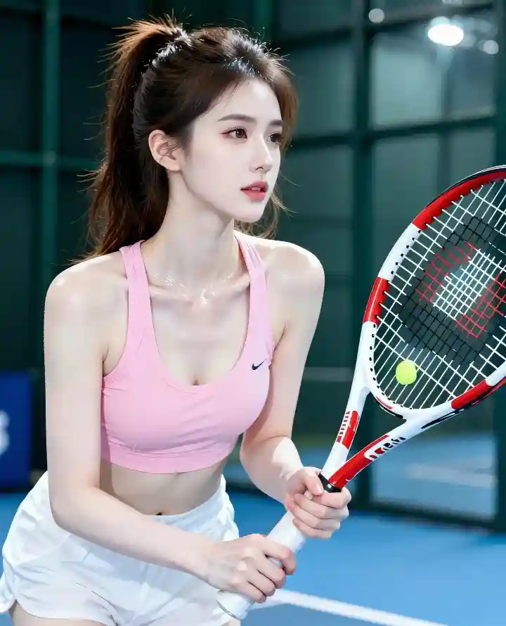 4k健身壁纸 - 性感 - 活力 - 网球「哲风壁纸」