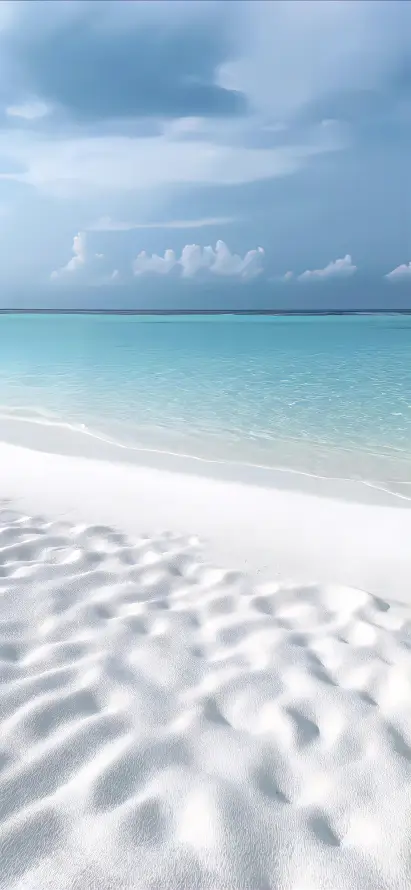 4k云朵壁纸 - 度假 - 晴空 - 沙滩「哲风壁纸」