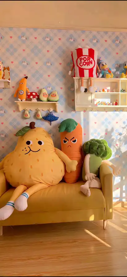 4k可爱壁纸 - 墙纸 - 客厅 - 沙发「哲风壁纸」