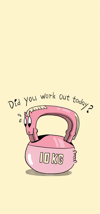 4k健身壁纸 - 励志 - 卡通 - 可爱「哲风壁纸」