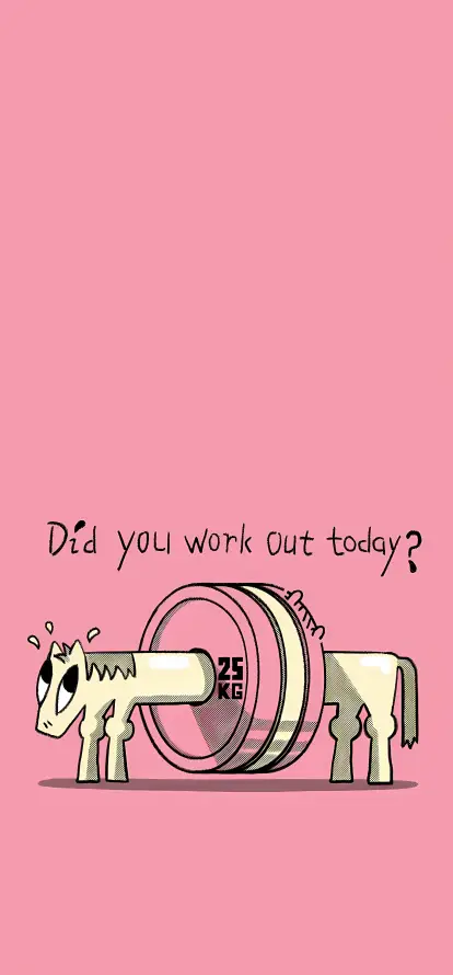 4k健身壁纸 - 卡通 - 可爱 - 幽默「哲风壁纸」