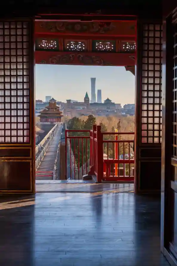 4k北京壁纸 - 故宫 - 红墙 - 蓝天「哲风壁纸」