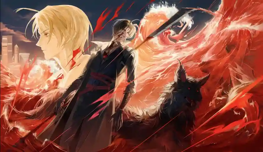 4k二郎神壁纸 - 动漫场景 - 奇幻风格 - 战斗氛围「哲风壁纸」