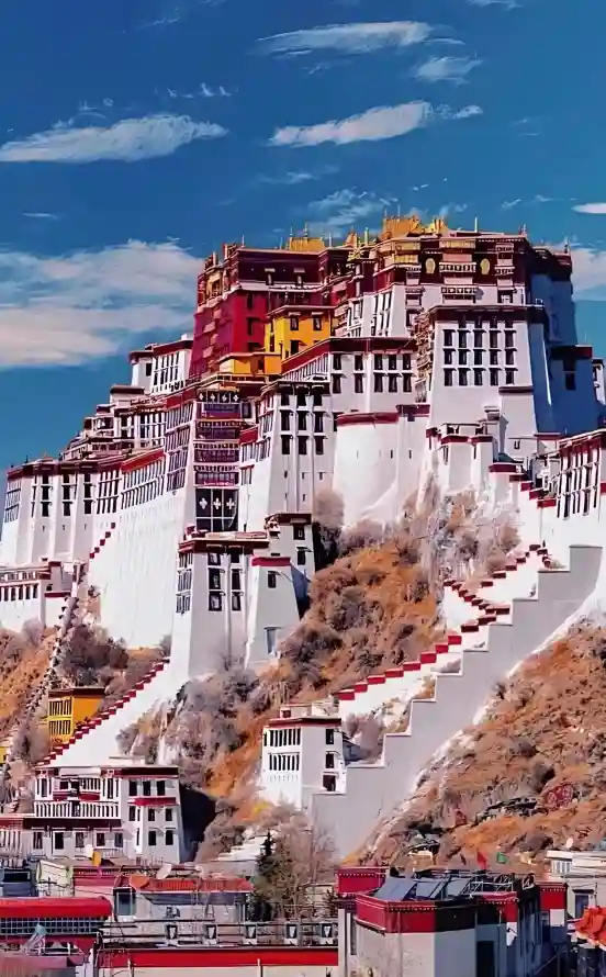 4k建筑壁纸 - 拉萨 - 红山 - 西藏「哲风壁纸」