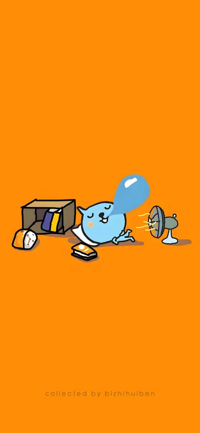 4k书本壁纸 - 卡通 - 气球 - 箱子「哲风壁纸」