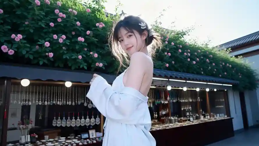 4k饰品摊壁纸 - 古风建筑 - 古风甜妹 - 夏日氛围「哲风壁纸」 4k饰品摊壁纸 - 古风建筑 - 古风甜妹 - 夏日氛围「哲风壁纸」