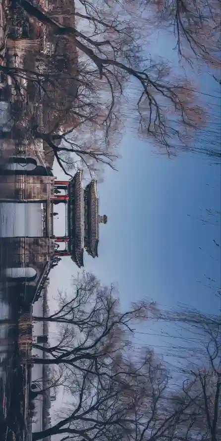 4k倒影壁纸 - 冬季 - 北京 - 城市「哲风壁纸」