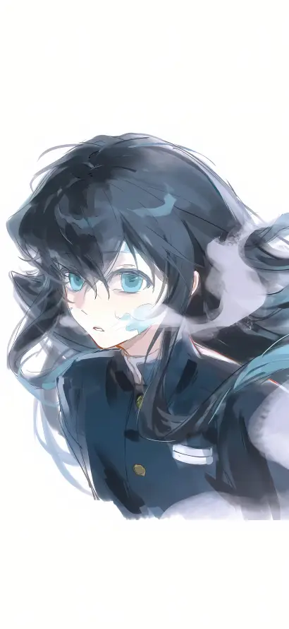 4k制服壁纸 - 少年 - 手绘 - 水柱「哲风壁纸」