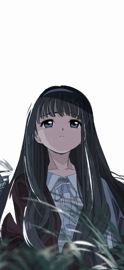 4k少女壁纸 - 日系 - 校服 - 植物「哲风壁纸」