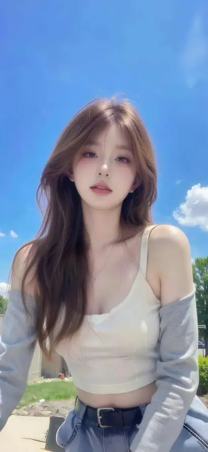 4k夏日壁纸 - 女生 - 户外 - 深景「哲风壁纸」