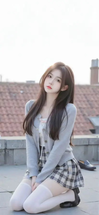 4k少女壁纸 - 户外 - 清新 - 美女「哲风壁纸」