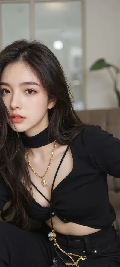 4k性感壁纸 - 红唇 - 美女 - 迷人「哲风壁纸」