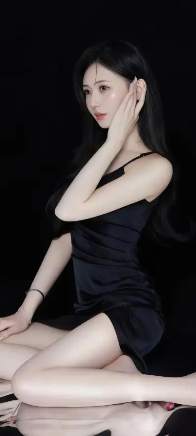 4k优雅壁纸 - 坐姿 - 性感 - 红唇「哲风壁纸」