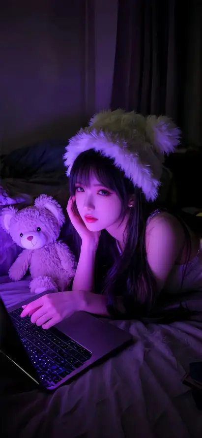 4k休闲壁纸 - 卧室 - 可爱 - 女孩「哲风壁纸」