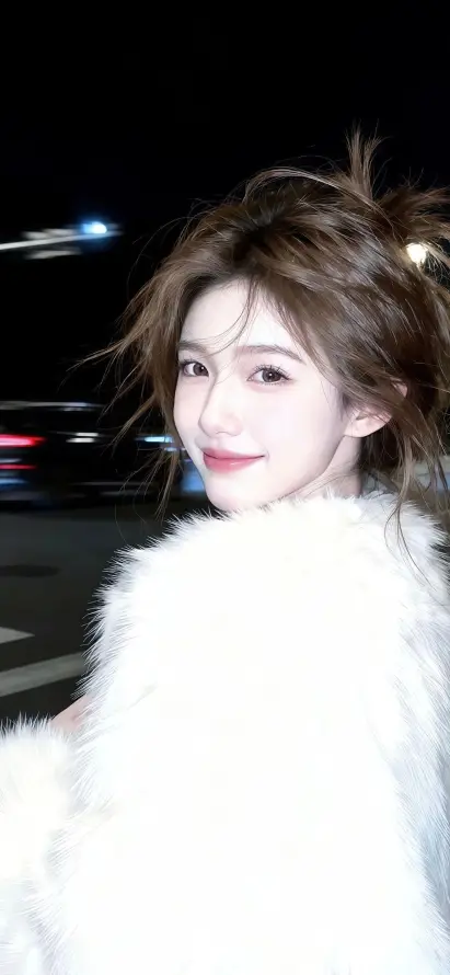 4k夜晚壁纸 - 女性 - 深景 - 灯光「哲风壁纸」