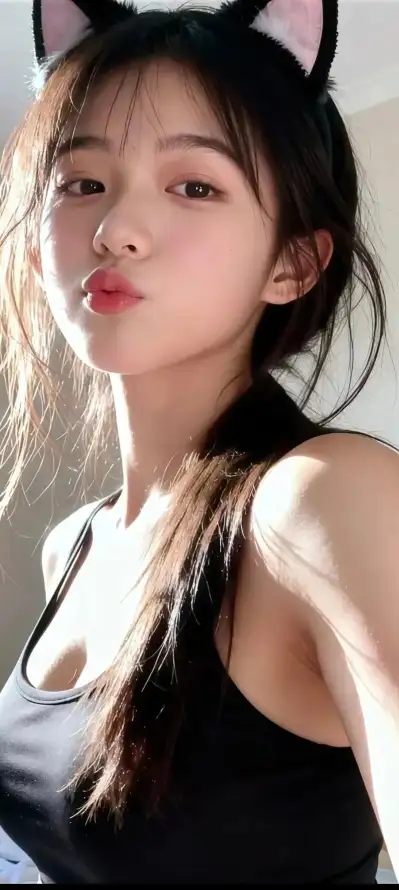 4k俏皮壁纸 - 清纯 - 猫耳 - 美女「哲风壁纸」