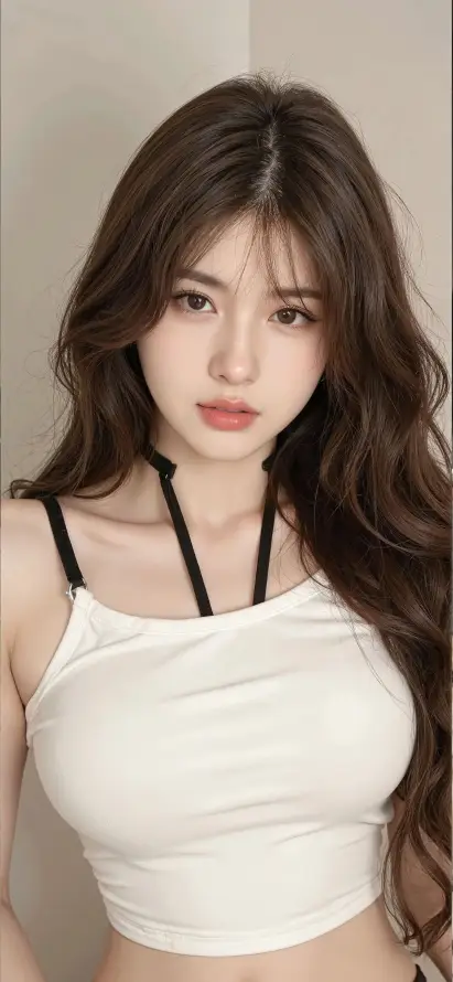 4k红唇壁纸 - 美女 - 锁骨 - 长发「哲风壁纸」