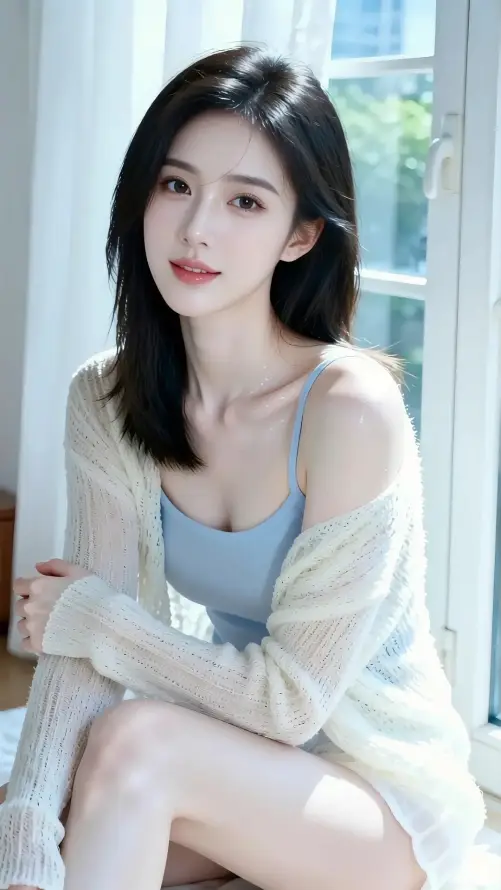 4k写真壁纸 - 坐姿 - 室内 - 居家「哲风壁纸」