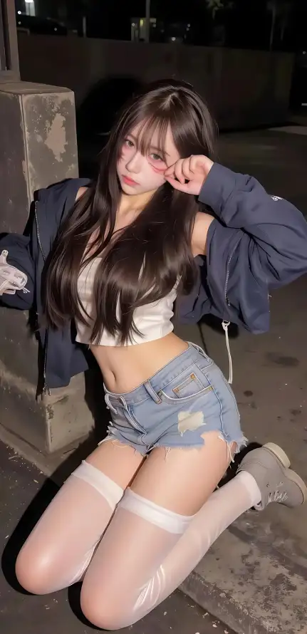 4k休闲壁纸 - 夜晚 - 夜景 - 美女「哲风壁纸」