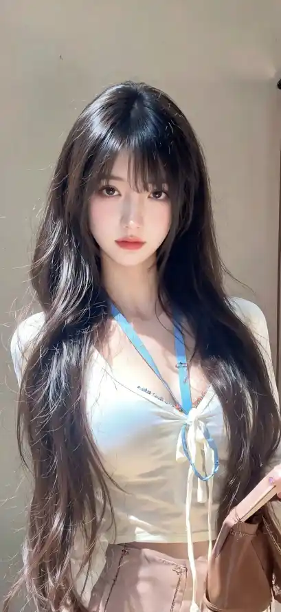 4k挂绳壁纸 - 气质 - 温柔 - 红唇「哲风壁纸」