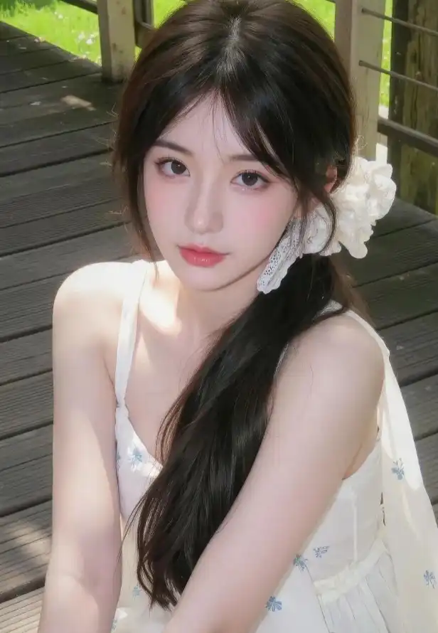 4k夏日壁纸 - 少女 - 户外 - 日系「哲风壁纸」