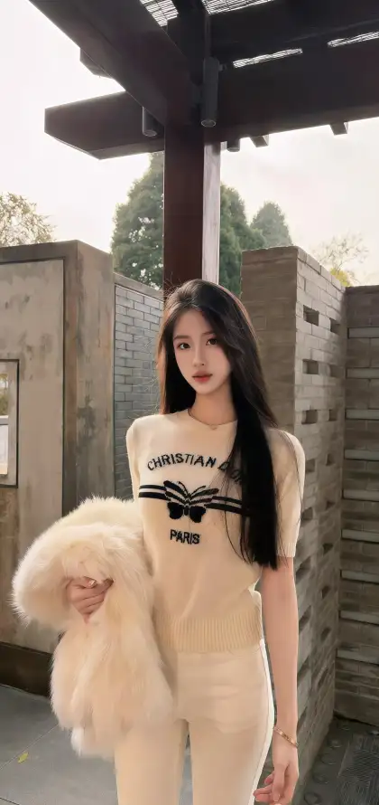 4k优雅壁纸 - 户外 - 清新 - 美女「哲风壁纸」