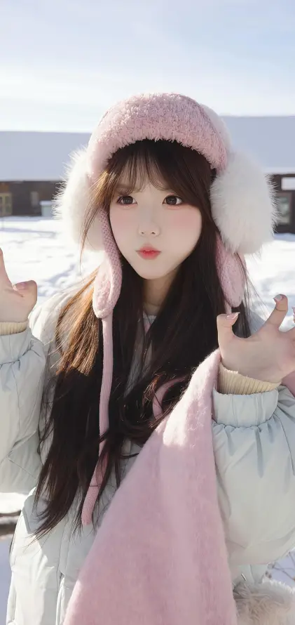 4k冬季壁纸 - 可爱 - 户外 - 甜美「哲风壁纸」