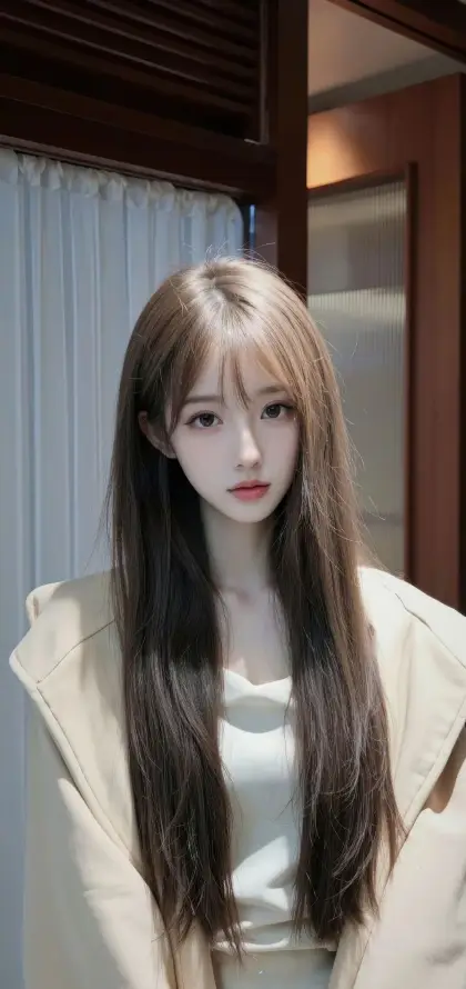 4k美女壁纸 - Ios - 优雅姿态 - 室内场景「哲风壁纸」