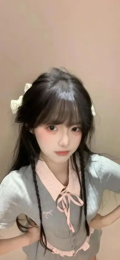 4k刘海壁纸 - 发夹 - 可爱 - 少女「哲风壁纸」