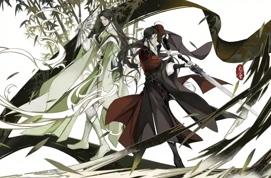 4k古风壁纸 - 剑 - 师徒 - 战斗「哲风壁纸」