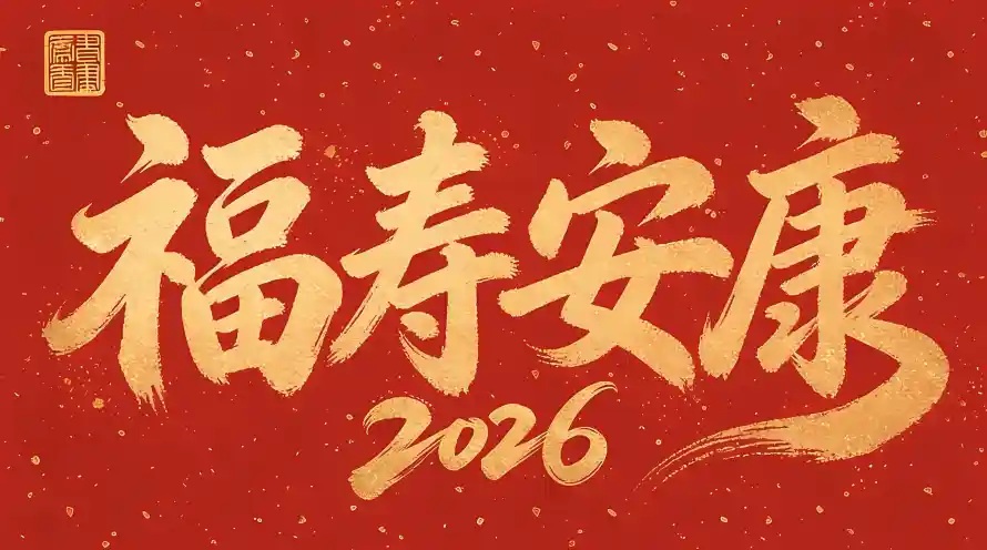 4k祝福壁纸 - 贺岁 - 中国风 - 吉祥语「哲风壁纸」