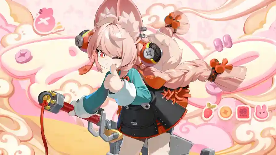 4k可爱壁纸 - 照 - 二次元 - 双马尾「哲风壁纸」