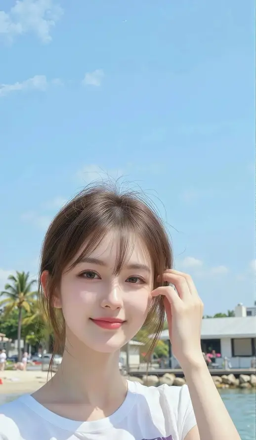 4k夏日壁纸 - 度假 - 沙滩 - 海景「哲风壁纸」