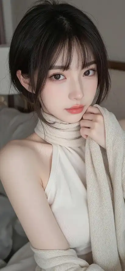 4k室内壁纸 - 美女 - Ios - 柔和光线「哲风壁纸」