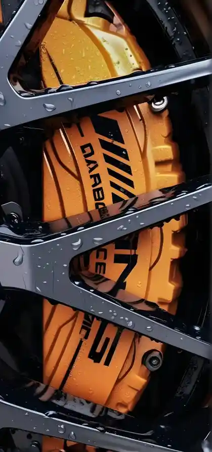 4k壁纸壁纸 - 机械 - 橙色 - 水珠「哲风壁纸」