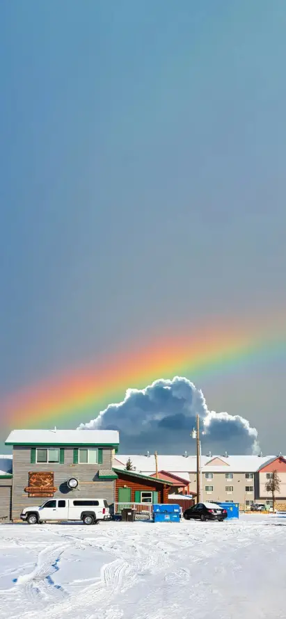 4k云朵壁纸 - 冬日 - 小屋 - 建筑「哲风壁纸」