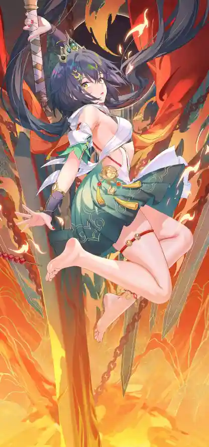 4k大剑壁纸 - 奇幻 - 少女 - 战斗「哲风壁纸」