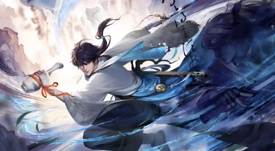 4k侠客壁纸 - 剑 - 卷轴 - 古风「哲风壁纸」