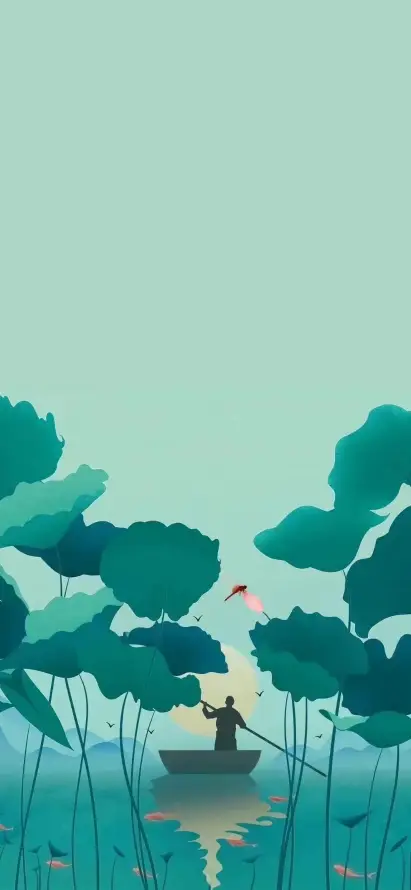 4k划船壁纸 - 壁纸 - 小船 - 小鱼「哲风壁纸」