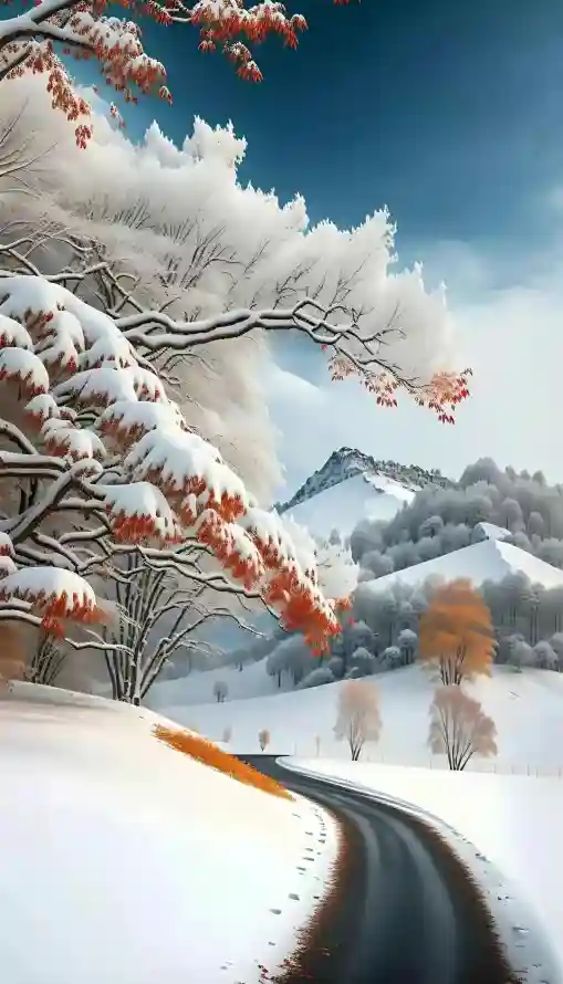 4k冬景壁纸 - 壁纸 - 山脉 - 手机「哲风壁纸」