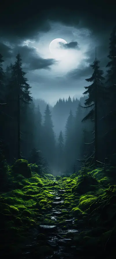 4k壁纸壁纸 - 夜晚 - 小径 - 手机「哲风壁纸」