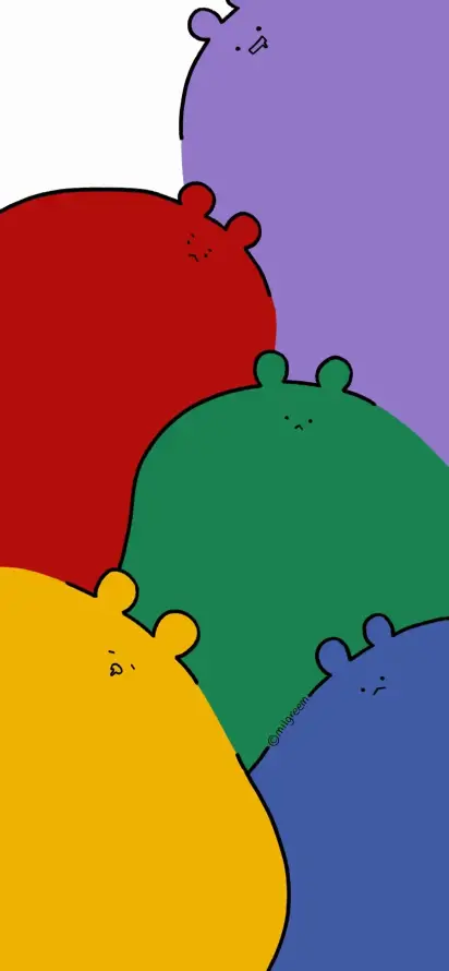 4k几何壁纸 - 卡通 - 壁纸 - 彩色「哲风壁纸」