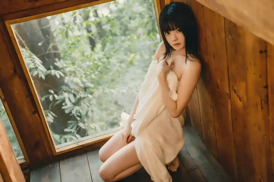 4k黑发壁纸 - 美女 - 写真 - 迷人「哲风壁纸」