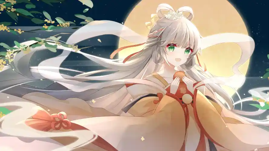 4k古典壁纸 - 国风 - 月亮 - 柔美「哲风壁纸」