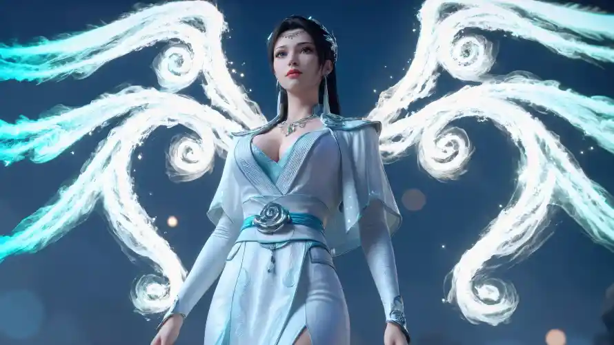 4k云韵壁纸 - 束腰 - 动漫角色 - 斗破苍穹「哲风壁纸」